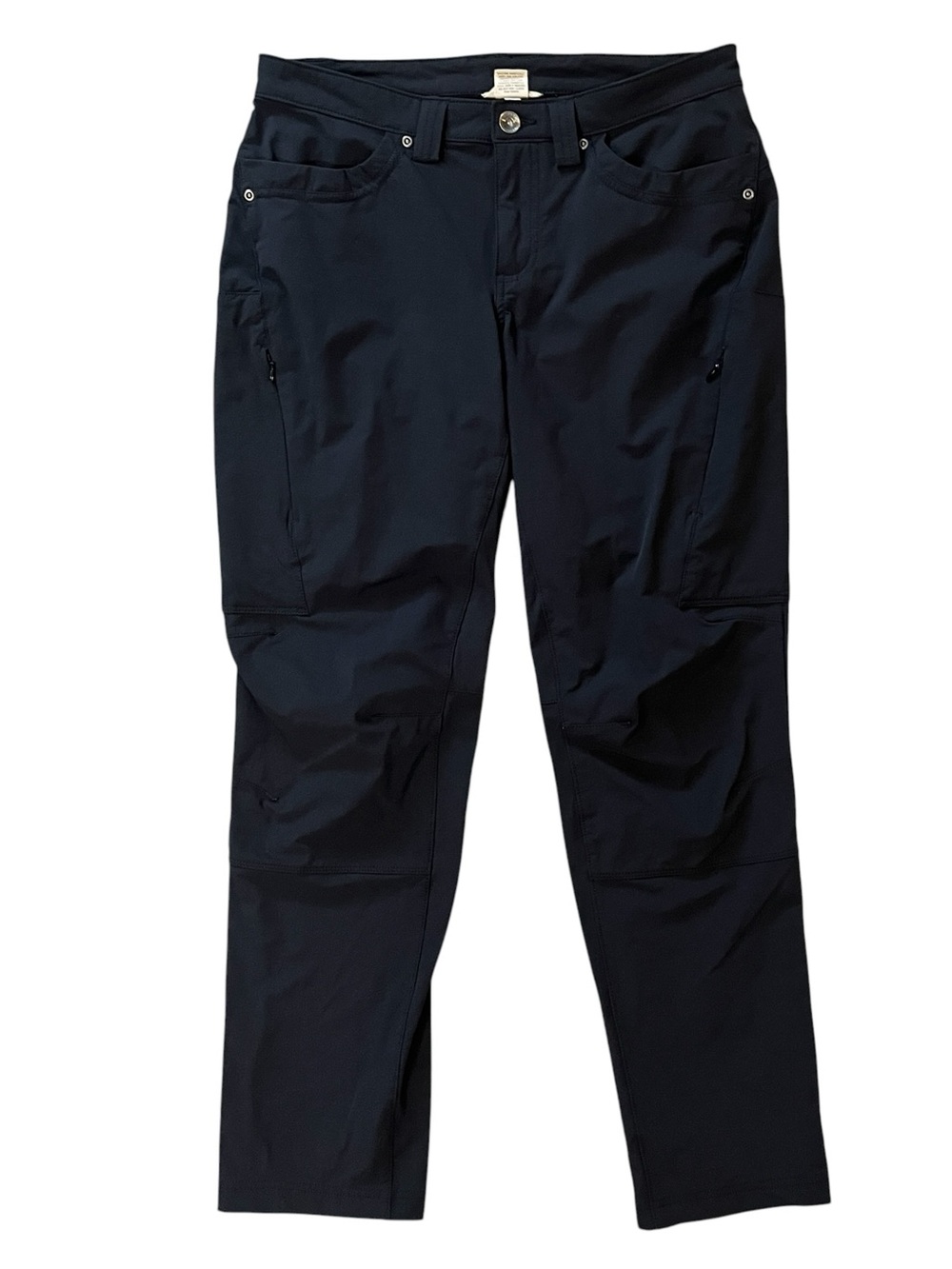 Duluth Trading Flexpedition Cargo Pants Black Hiking Outdoor Womens 8 x 29